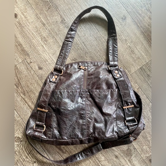 MATT and NAT large boho bag, crossbody shoulder vegan bag/purse excellent shape - Picture 3 of 6